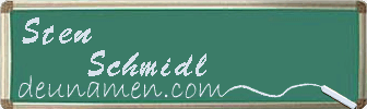 Sten Schmidl Visitenkarte